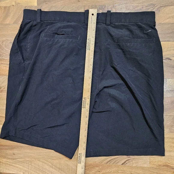 Nike Golf Dri-FIT Shorts Men’s Size 40 Black Flat Front Lightweight Performance - Picture 8 of 8